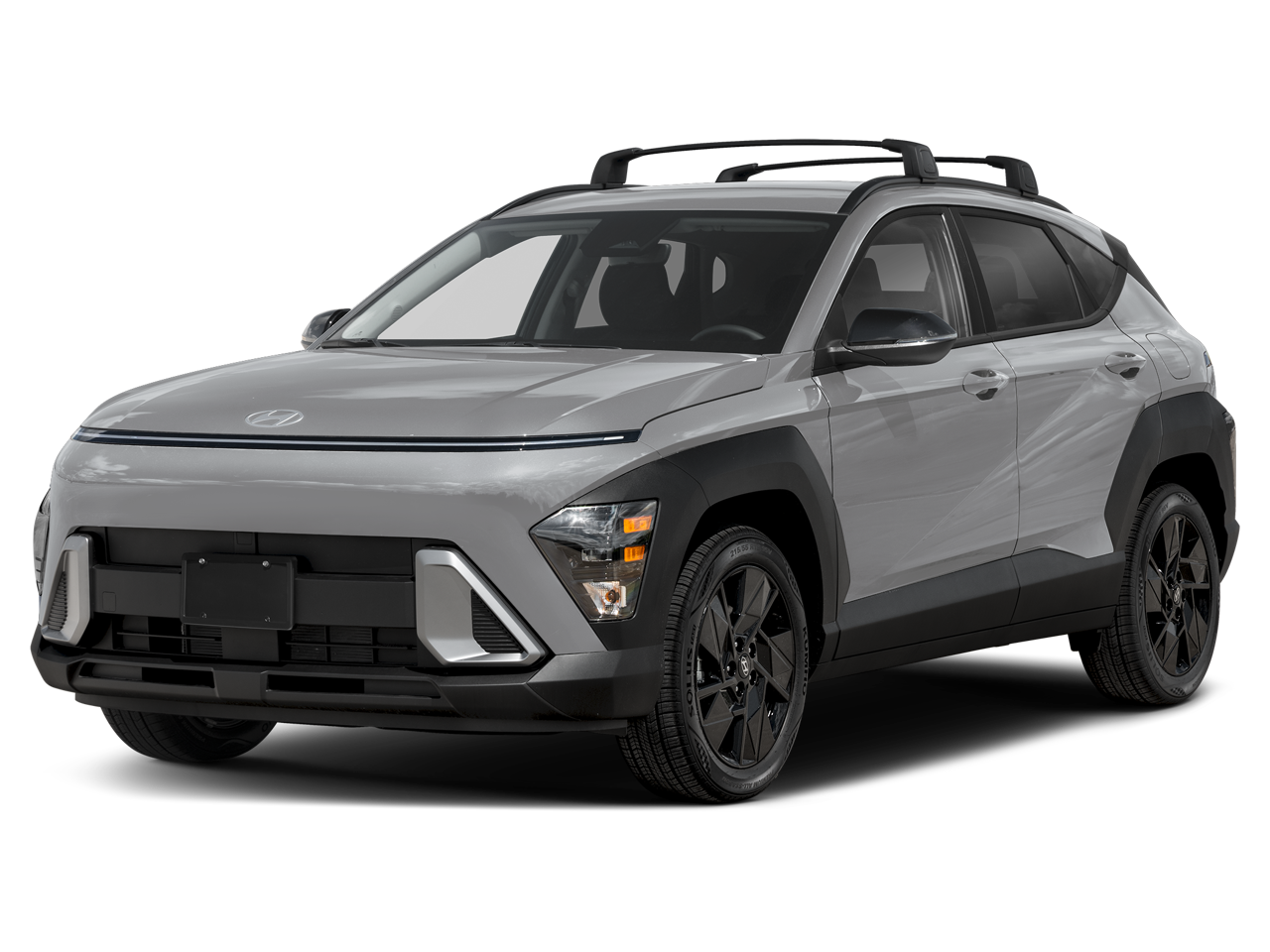 2026 Hyundai Kona SEL Sport in Otro — front three-quarter view